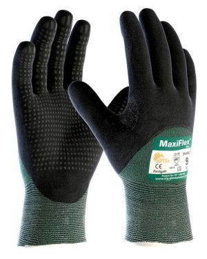 Atg MaxiFlex® Cut 34-8453 Dotlu ¾ Dipped Kesilmeye Dayanıklı İş Eldiveni