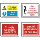Elektrik Uyarı İkaz Tabelaları