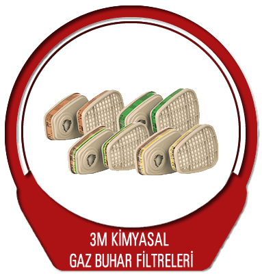 3M Kimyasal Gaz Buhar Filtreleri