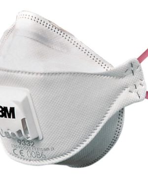 3M 9332 FFP3 Ventilli Katlanabilir Toz Maskesi