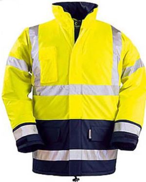 Airport Breathane Reflektif Şeritli Parka