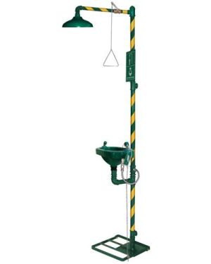 Galvaniz Çelik Boyalı El ve Ayak Kumandalı Göz Boy Duşu