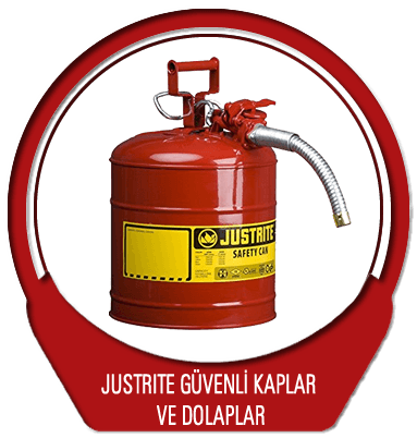 Justrite Güvenli Kaplar ve Dolaplar