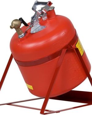 Justrite 14535 Polietilen Kaideli Musluklu 19 Litre Emniyetli Kap