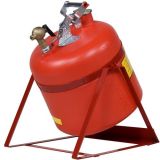 Justrite 14535 Polietilen Kaideli Musluklu 19 Litre Emniyetli Kap