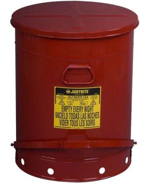 Justrite 09700 80 Litre Pedallı Atık Çöp Kovası