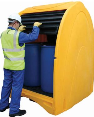 Dörtlü Paletler İçin SpillShak Koruyucu Dolap