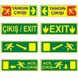 Fosforlu Acil Yönlendirme Tabelaları