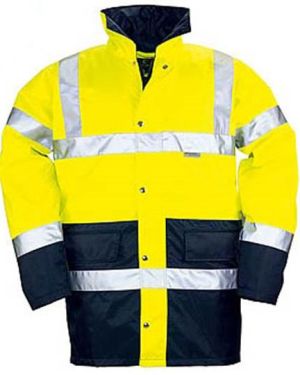 Hi-way Polyester Reflektif Şeritli Parka