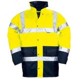 Hi-way Polyester Reflektif Şeritli Parka