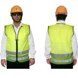 Sarı İki Şeritli Fileli İkaz Yeleği