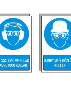 İş Güvenliği Emir Uyarı Tabelaları