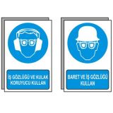 İş Güvenliği Emir Uyarı Tabelaları