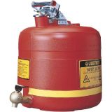 Justrite 14545 Polietilen Musluklu 19 Litre Emniyetli Kap