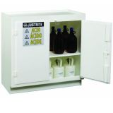 Justrite 24015 Asit ve Aşındırıcılar İçin Solid Polietilen Emniyetli Dolap