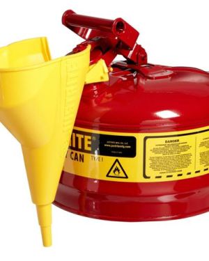 Justrite 7125110 9,5 Litre Hunili Çelik Emniyetli Kap