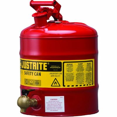 Justrite 7150140 Musluklu 19 Litre Emniyetli Kap