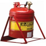 Justrite 7150146 Kaideli Musluklu 19 Litre Emniyetli Kap