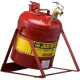 Justrite 7150156 Kaideli Musluklu 19 Litre Emniyetli Kap