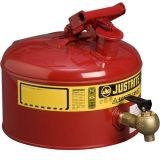 Justrite 7225140 Musluklu 9,5 Litre Emniyetli Kap