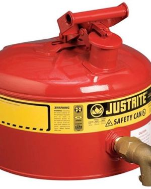 Justrite 7225150 Musluklu 9,5 Litre Emniyetli Kap