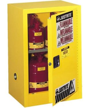 Justrite 891220 45 Litre Yanıcılar İçin Kompakt Emniyetli Dolap