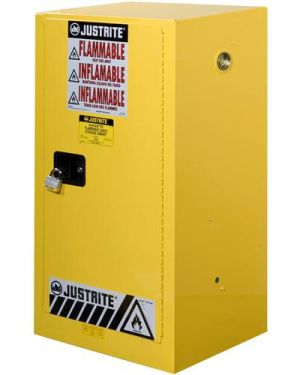 Justrite 891500 57 Litre Yanıcılar İçin Kompakt Emniyetli Dolap