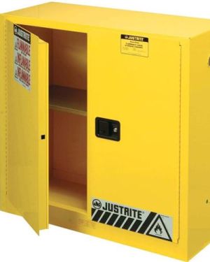 Justrite 892300 83 Litre Yanıcılar İçin Tezgah Altı Emniyetli Dolap