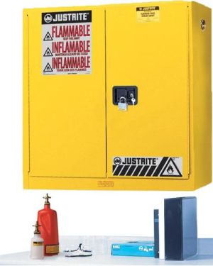 Justrite 893400 76 Litre Duvara Asılabilen Emniyetli Dolap