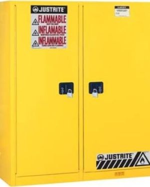 Justrite 899270 Varil İçin Çift Bölmeli Emniyetli Dolap