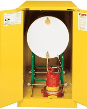 Justrite 899300 Yatay Varil İçin Emniyetli Dolap