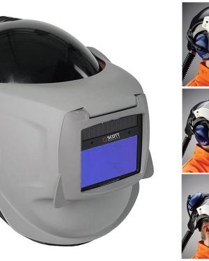 SCOTT FH61 Otomatik Kaynak Başlığı + Vizör + Baret TH2 (Motorlu Solunum)