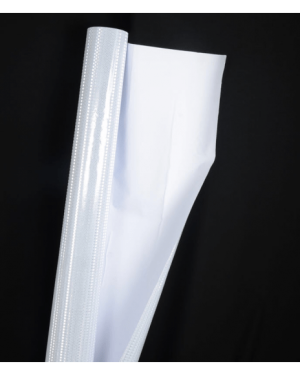 Beyaz Baskılık Reflektif Folyo 1,24m x 50m Petekli Avery Desen