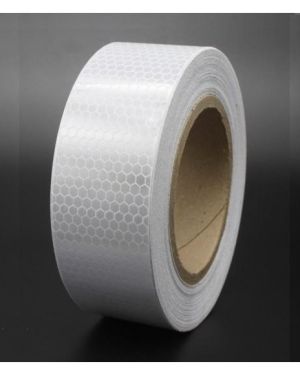 Beyaz Reflektif Bant 5cm x 10mt Petekli