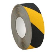 Sarı-Siyah Kaydırmaz Bant 50mm x 25mt