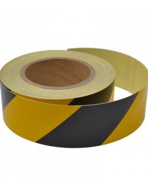 Sarı-Siyah Reflektif Bant 5cm x 46mt