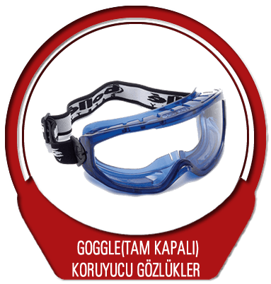 Goggle (Tam Kapalı) Koruyucu Gözlük