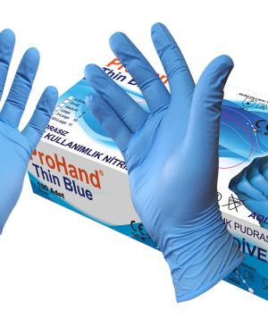 ProHand® Thin Blue Tek Kullanımlık Nitril eldiven